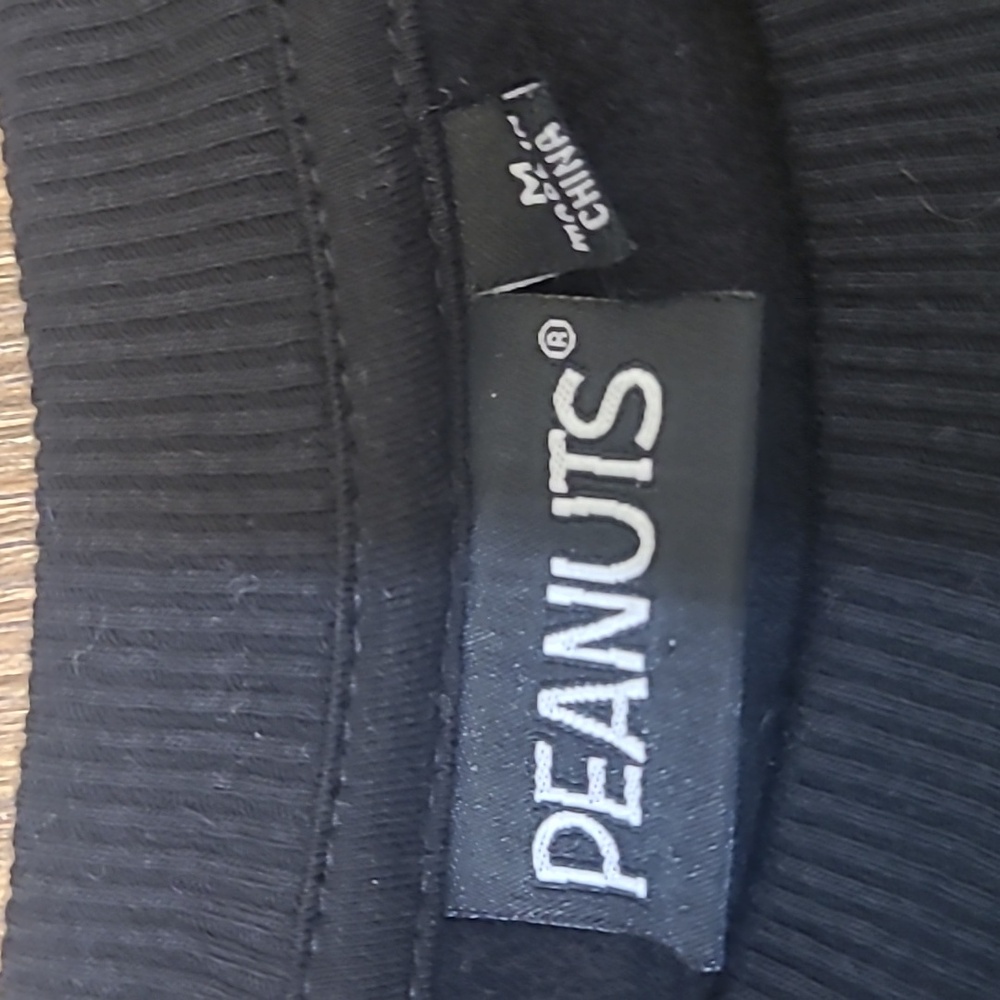 Peanuts Black Apparel Tag for women zise m used good condition.‎ - Picture 2 of 15